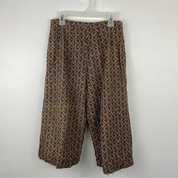 Vintage Oscar de la renta, Saks fifth avenue floral blouse and shorts set - Picture 5 of 8